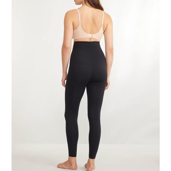 LEONISA NWT High-Waist Firm Control Compression Legging Black XL - Picture 4 of 5